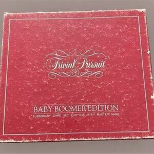 Vintage 1983 Trivial Pursuit Baby Boomer Edition Master Game Use Genius Edition